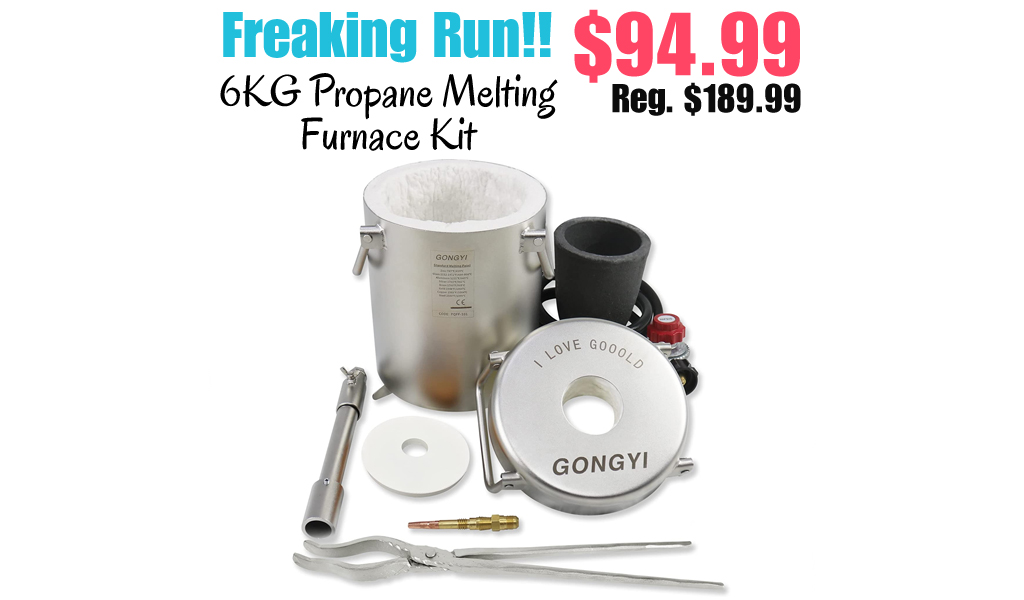6KG Propane Melting Furnace Kit Only $94.99 Shipped on Amazon (Regularly $189.99)