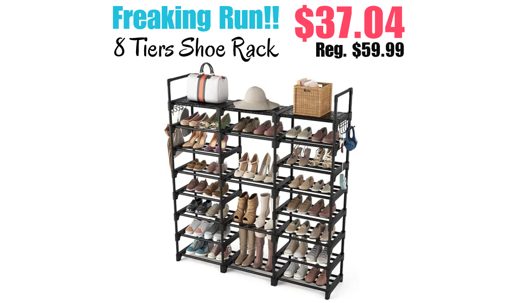 8 Tiers Shoe Rack Only $37.04 Shipped on Amazon (Regularly $59.99)