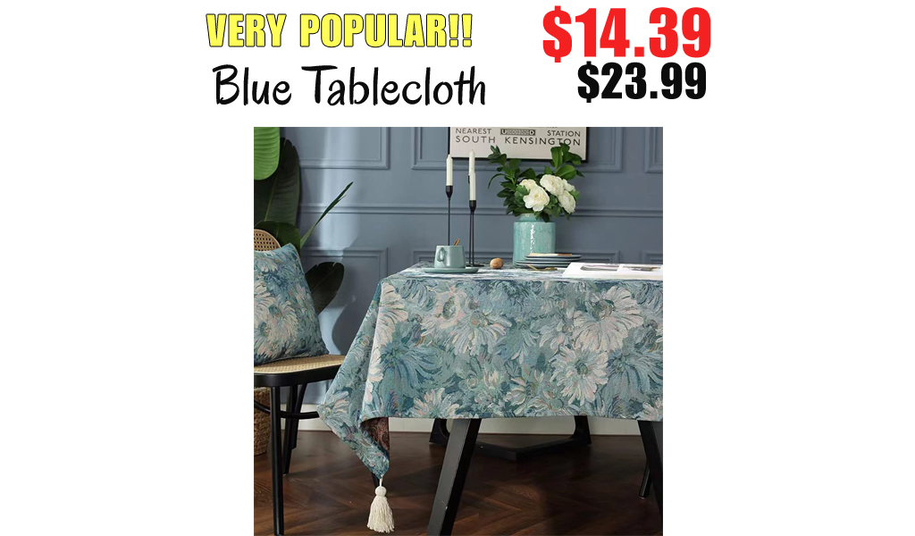 Blue Tablecloth Only $14.39 Shipped on Amazon (Regularly $23.99)