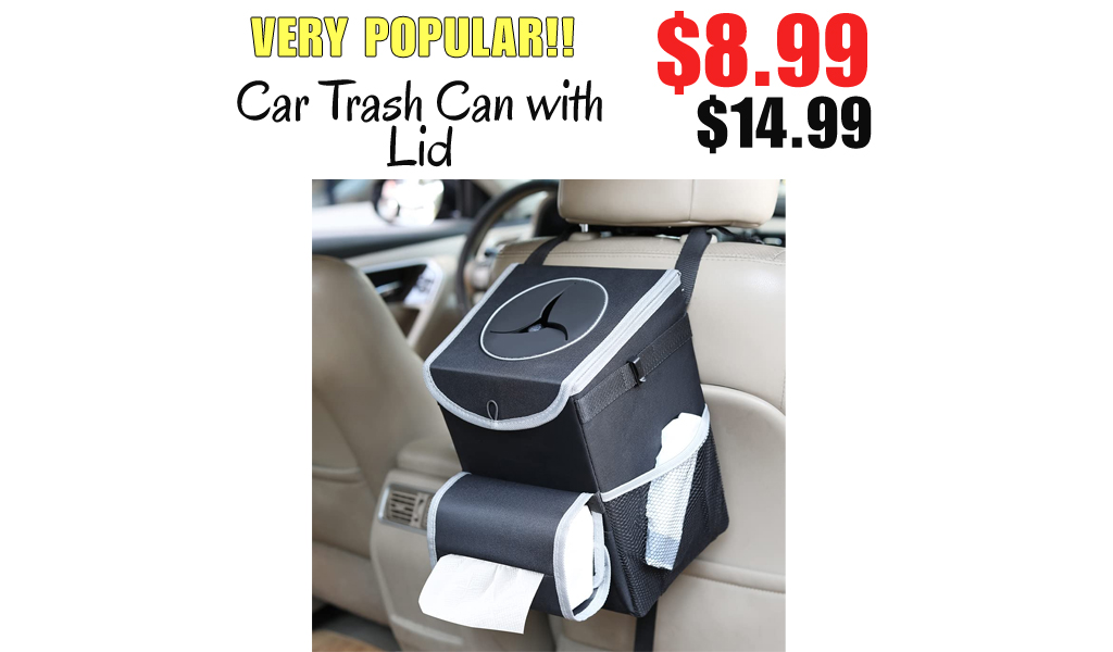 Car Trash Can with Lid Only $8.99 Shipped on Amazon (Regularly $14.99)