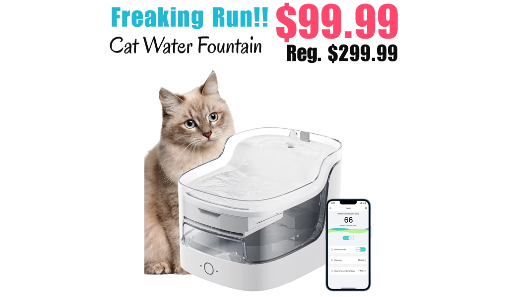 Cat Water Fountain Only $99.99 Shipped on Amazon (Regularly $299.99)