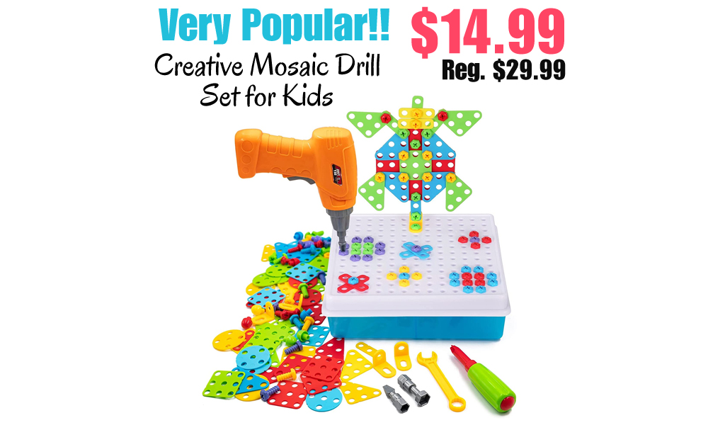 Creative Mosaic Drill Set for Kids Only $14.99 Shipped on Amazon (Regularly $29.99)