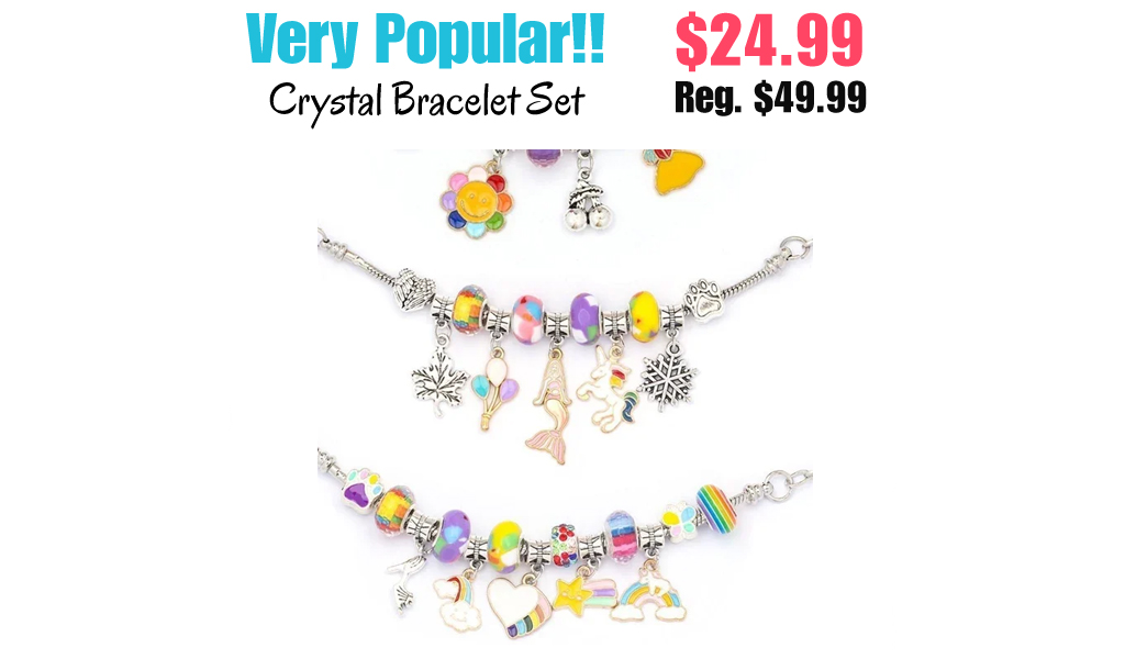 Crystal Bracelet Set Only $24.99 (Regularly $49.99)