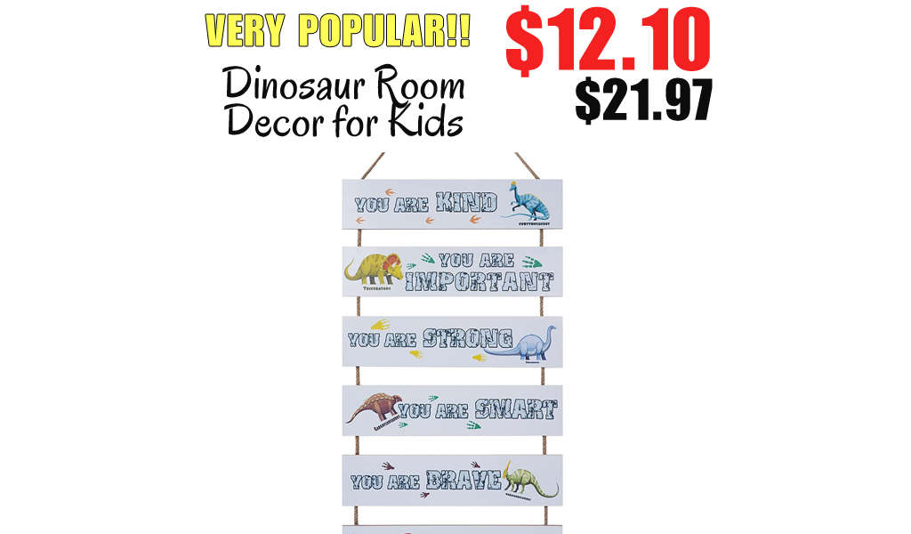 Dinosaur Room Decor for Kids Only $12.10 Shipped on Amazon (Regularly $21.97)
