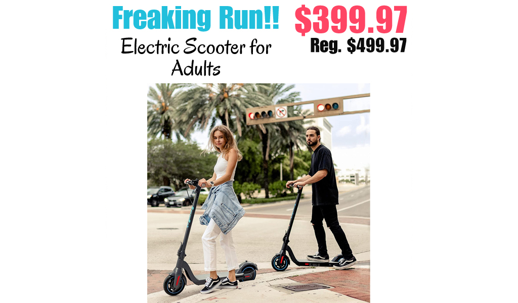 Electric Scooter for Adults Only $399.97 Shipped on Amazon (Regularly $499.97)