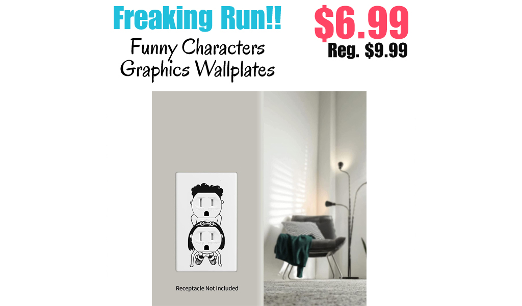 Funny Characters Graphics Wallplates Only $6.99 Shipped on Amazon (Regularly $9.99)