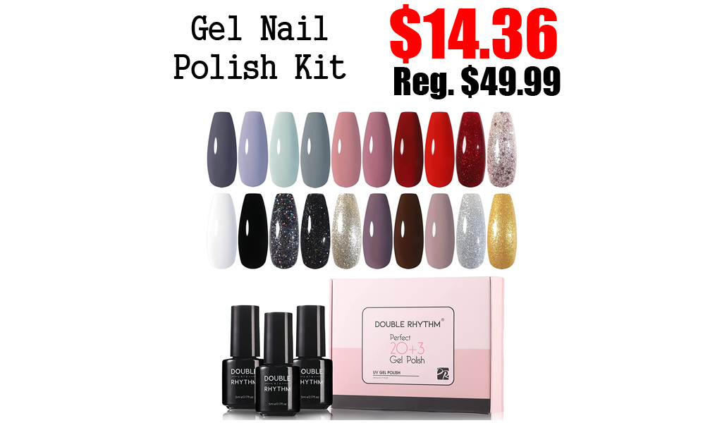 Gel Nail Polish Kit Only $14.36 Shipped on Amazon (Regularly $49.99)
