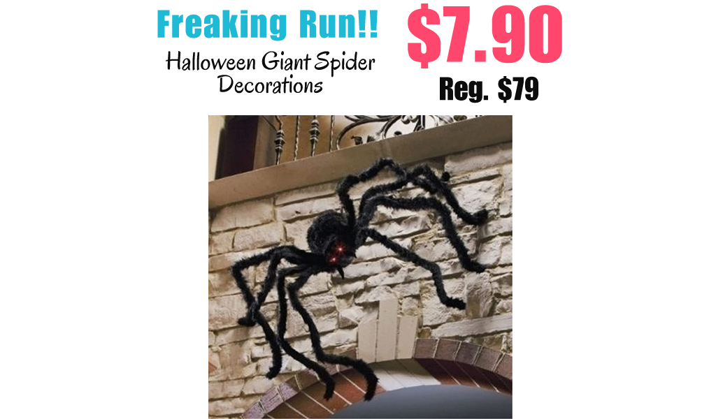 Halloween Giant Spider Decorations Only $7.90 Shipped on Amazon (Regularly $79)