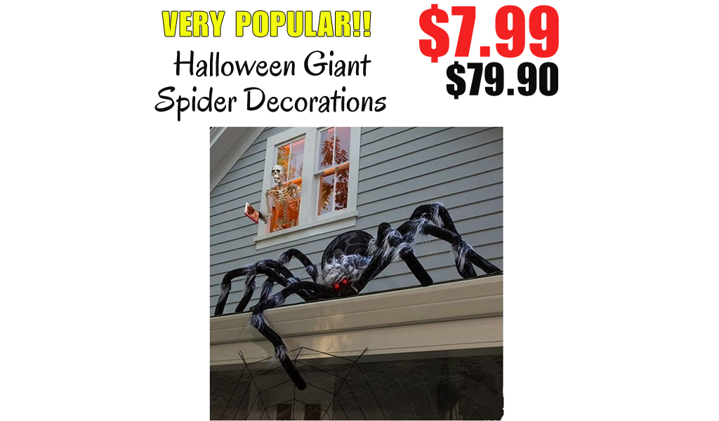 Halloween Giant Spider Decorations Only $7.99 Shipped on Amazon (Regularly $79.90)