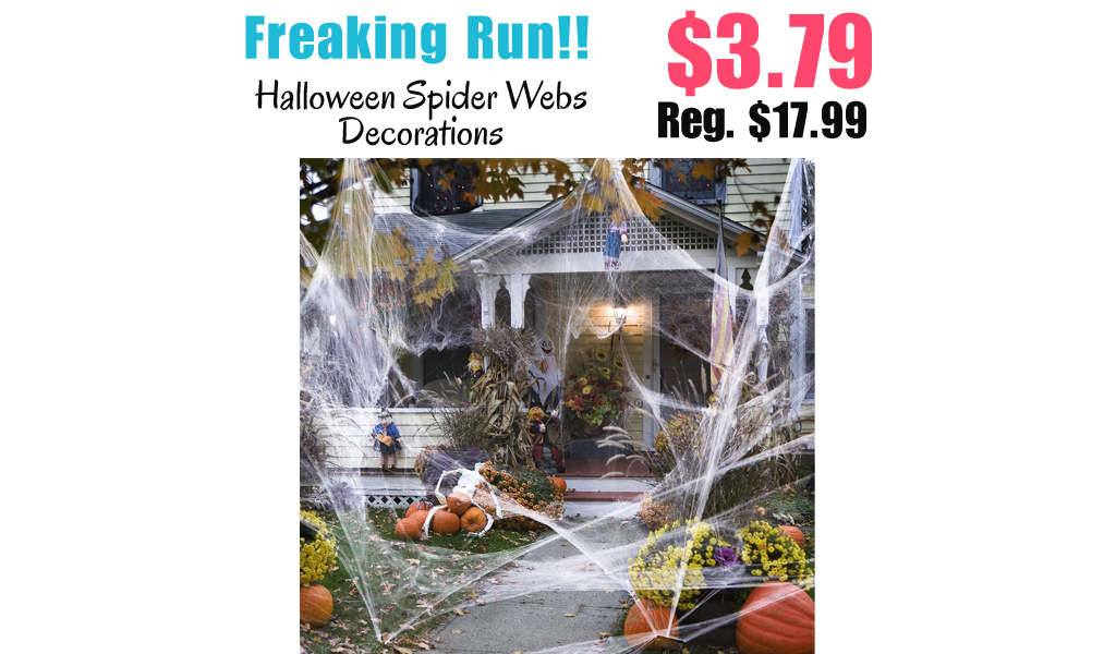 Halloween Spider Webs Decorations Only $3.79 Shipped on Amazon (Regularly $17.99)