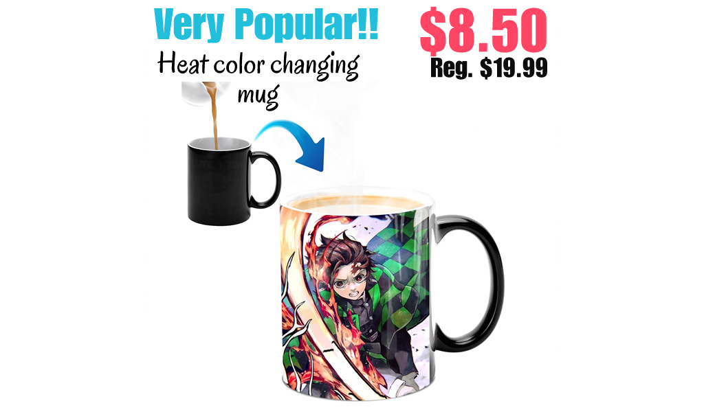 Heat color changing mug Only $8.50 Shipped on Amazon (Regularly $19.99)