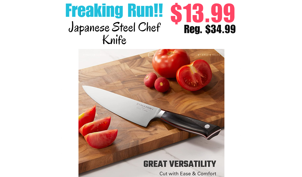 Japanese Steel Chef Knife Only $13.99 Shipped on Amazon (Regularly $34.99)