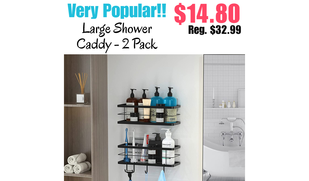 Large Shower Caddy - 2 Pack Only $14.80 Shipped on Amazon (Regularly $32.99)