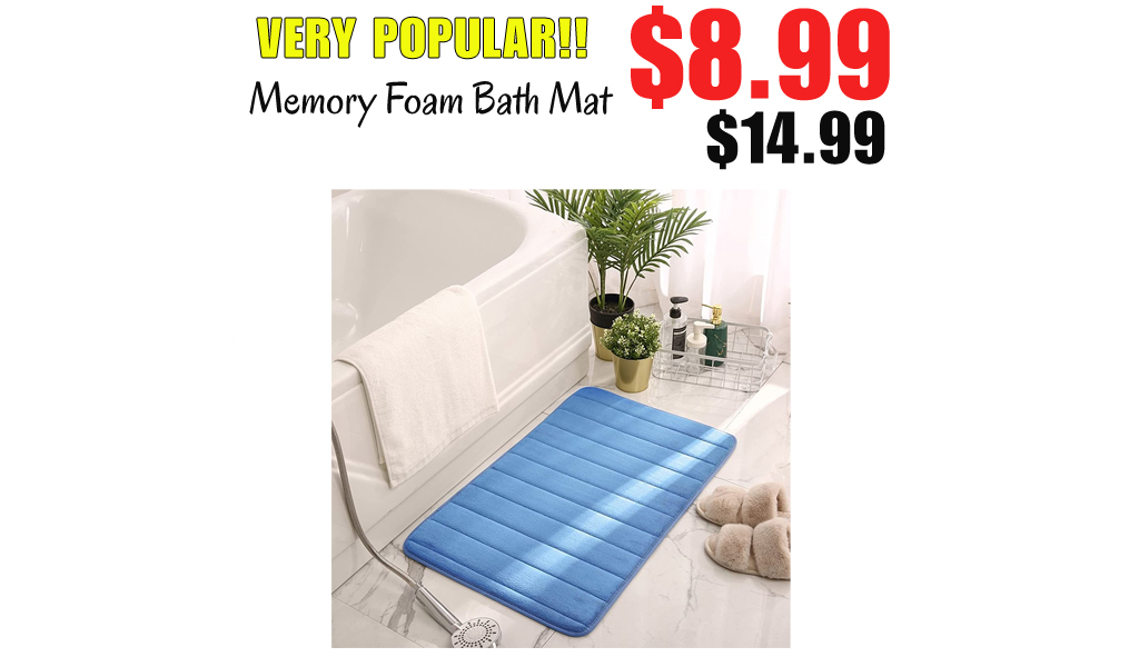Memory Foam Bath Mat Only $8.99 Shipped on Amazon (Regularly $14.99)