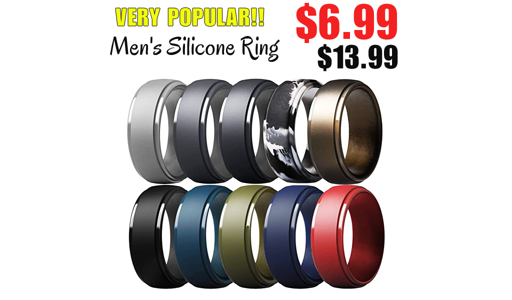 Men's Silicone Ring Only $6.99 Shipped on Amazon (Regularly $13.99)