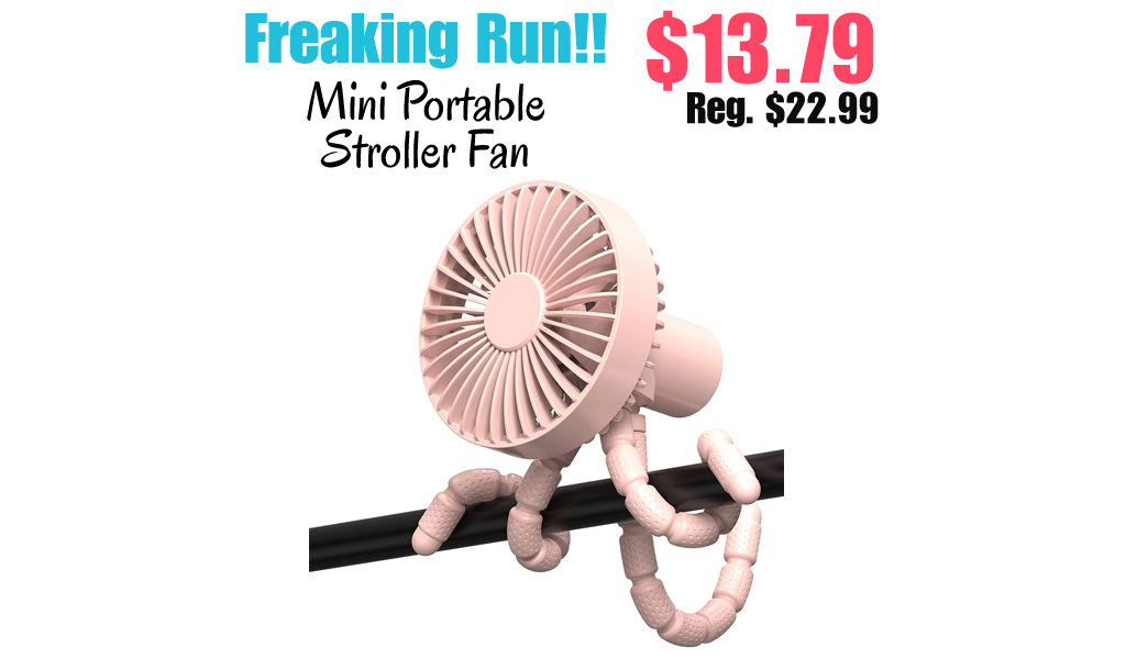 Mini Portable Stroller Fan Only $13.79 Shipped on Amazon (Regularly $22.99)