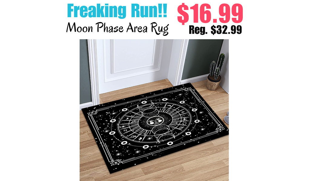 Moon Phase Area Rug Only $16.99 Shipped on Amazon (Regularly $32.99)