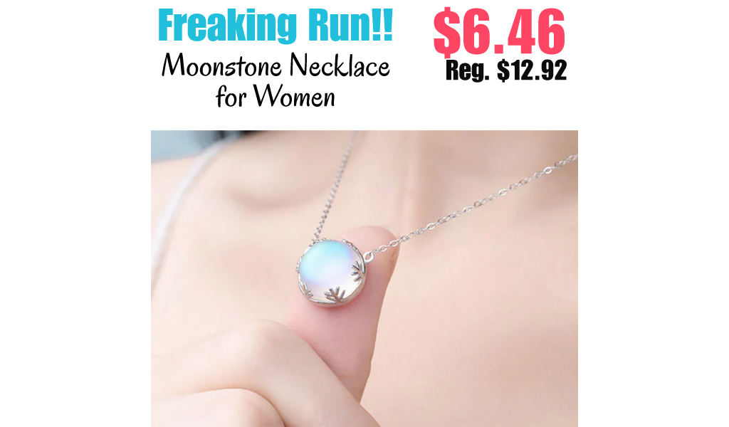 Moonstone Necklace for Women Only $6.46 (Regularly $12.92)