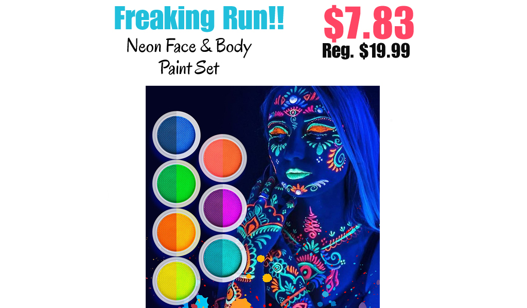 Neon Face & Body Paint Set Only $7.83 Shipped on Amazon (Regularly $19.99)
