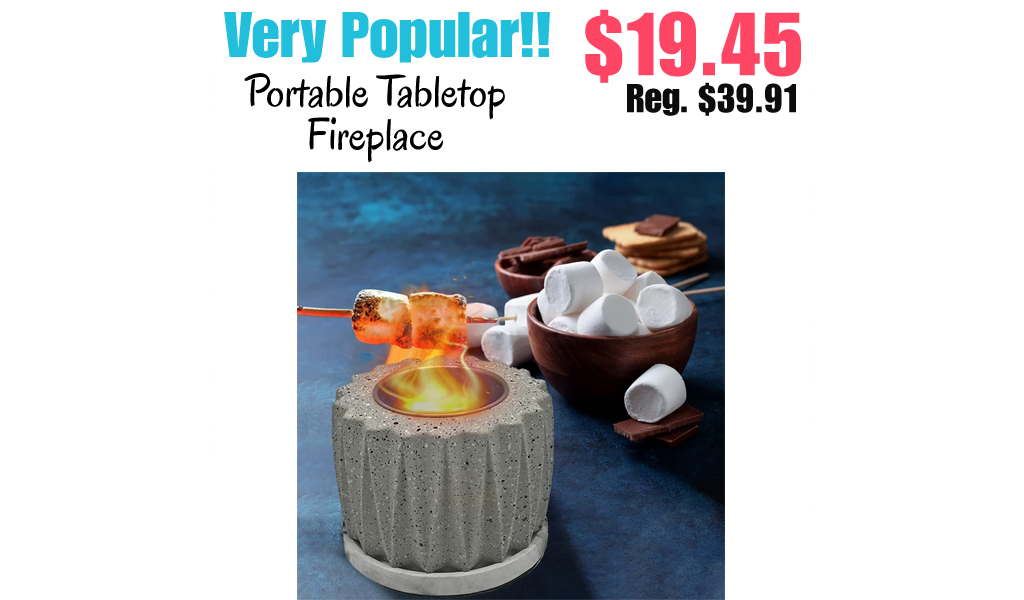Portable Tabletop Fireplace Only $19.45 Shipped on Amazon (Regularly $39.91)