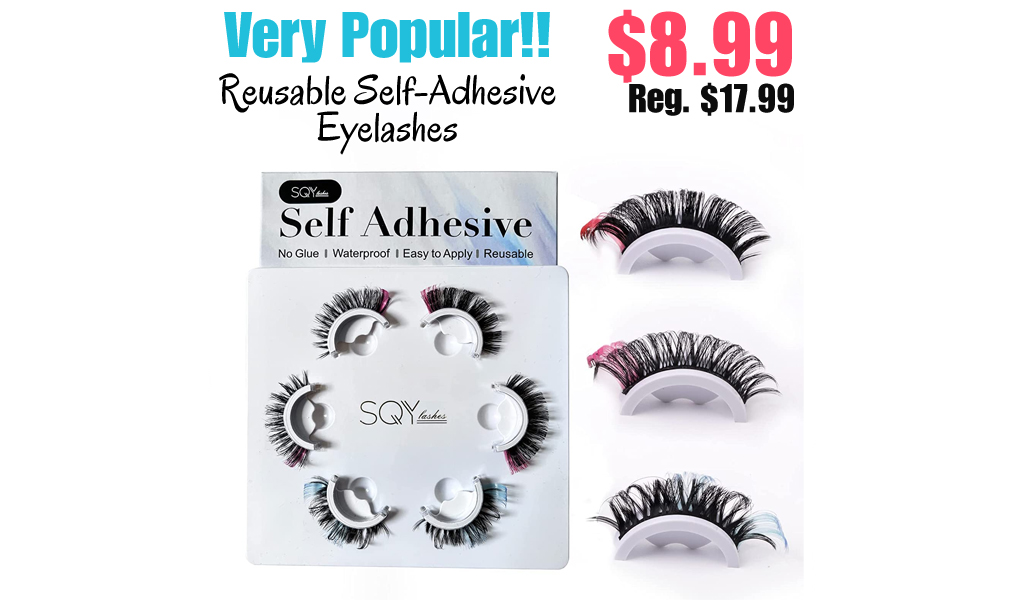 Reusable Self-Adhesive Eyelashes Only $8.99 Shipped on Amazon (Regularly $17.99)