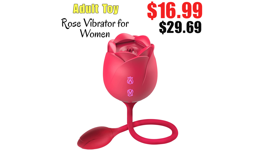 Rose Vibrator for Women Only $16.99 Shipped on Amazon (Regularly $29.69)