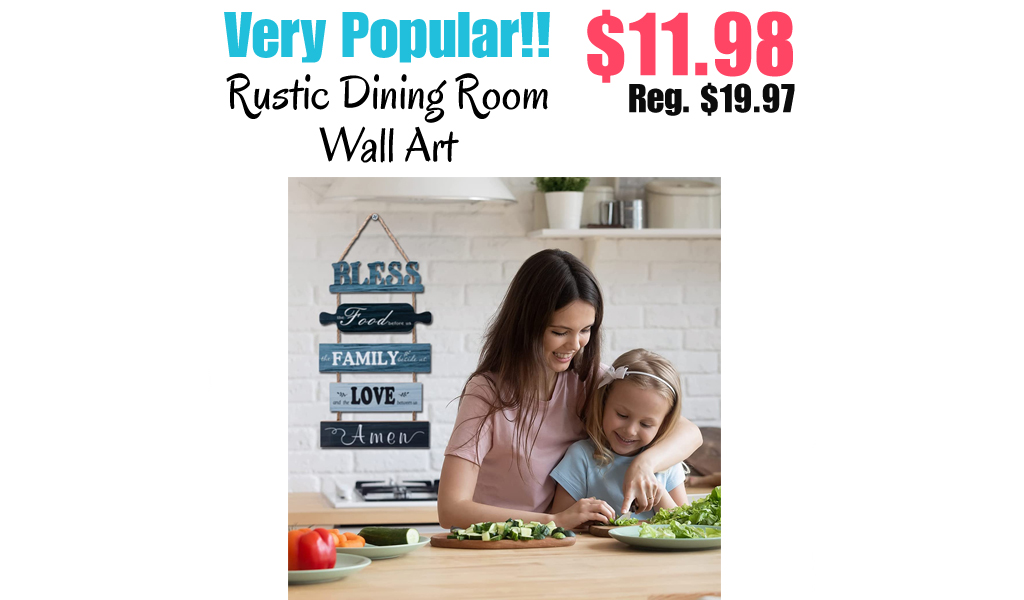 Rustic Dining Room Wall Art Only $11.98 Shipped on Amazon (Regularly $19.97)