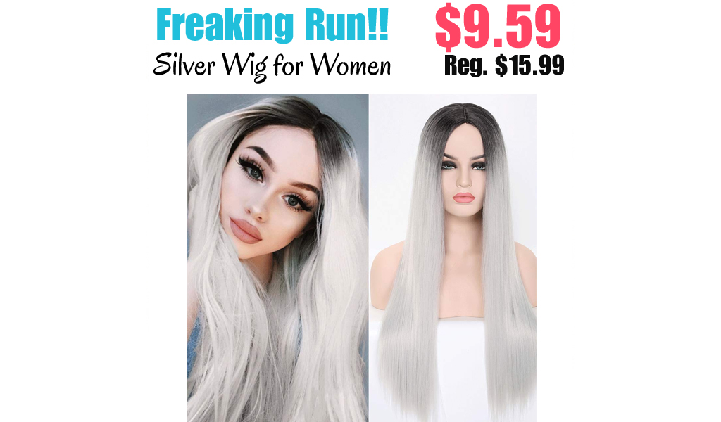 Silver Wig for Women Only $9.59 Shipped on Amazon (Regularly $15.99)