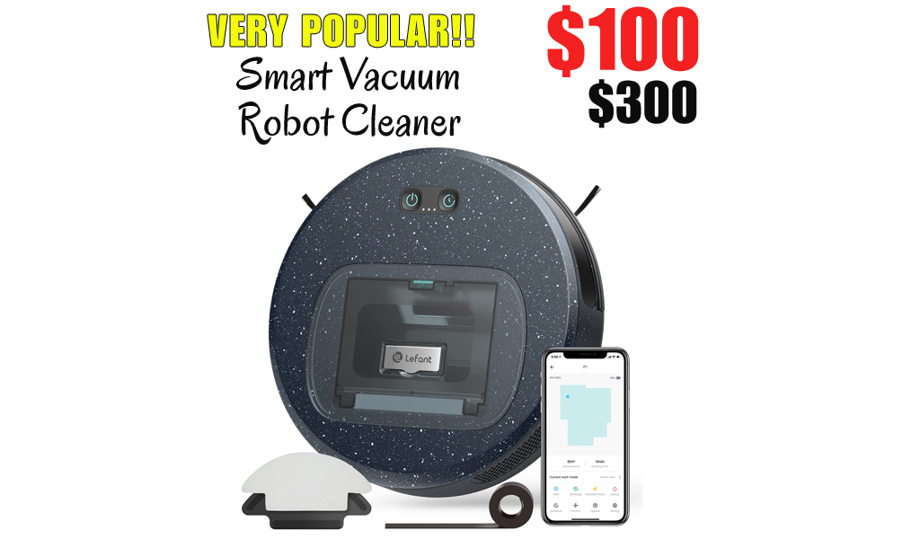 Smart Vacuum Robot Cleaner Only $100 Shipped on Amazon (Regularly $300)