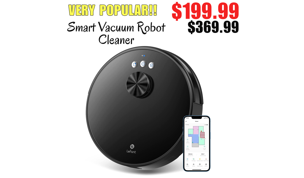 Smart Vacuum Robot Cleaner Only $199.99 Shipped on Amazon (Regularly $369.99)
