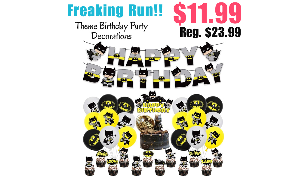 Theme Birthday Party Decorations Only $11.99 Shipped on Amazon (Regularly $23.99)