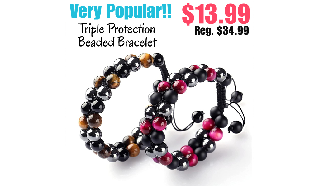Triple Protection Beaded Bracelet Only $13.99 Shipped on Amazon (Regularly $34.99)