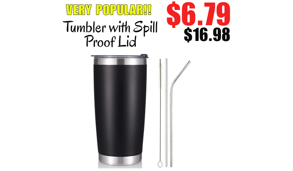 Tumbler with Spill Proof Lid Only $6.79 Shipped on Amazon (Regularly $16.98)