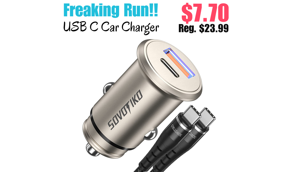 USB C Car Charger Only $7.70 Shipped on Amazon (Regularly $23.99)