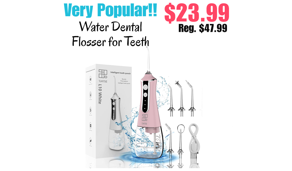 Water Dental Flosser for Teeth Only $23.99 Shipped on Amazon (Regularly $47.99)