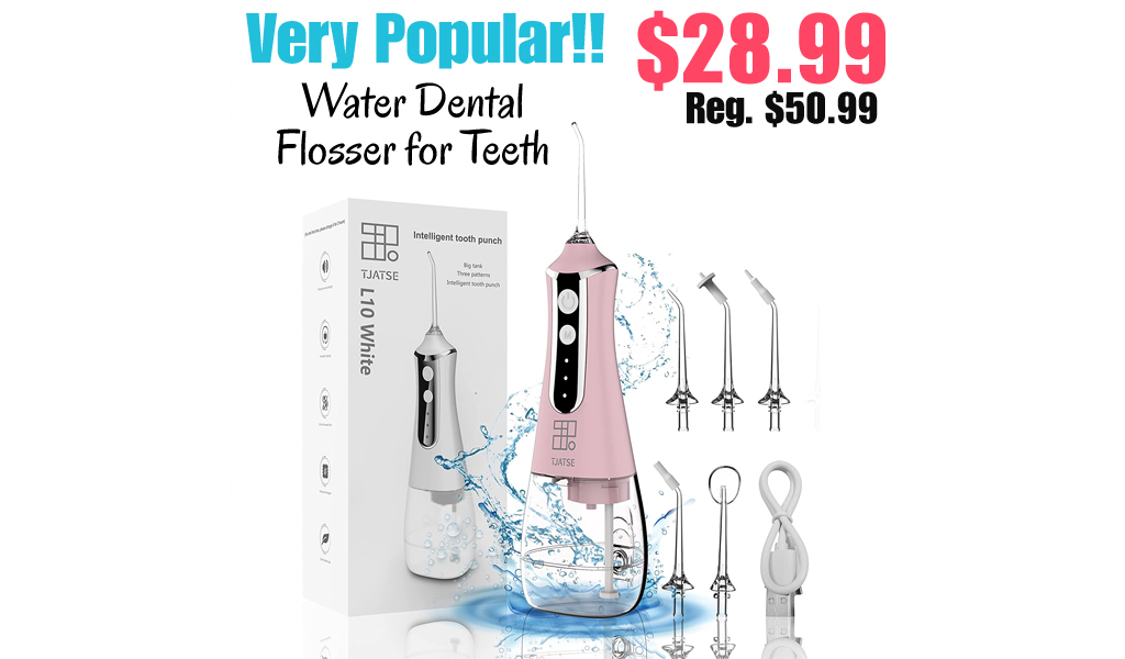 Water Dental Flosser for Teeth Only $28.99 Shipped on Amazon (Regularly $50.99)