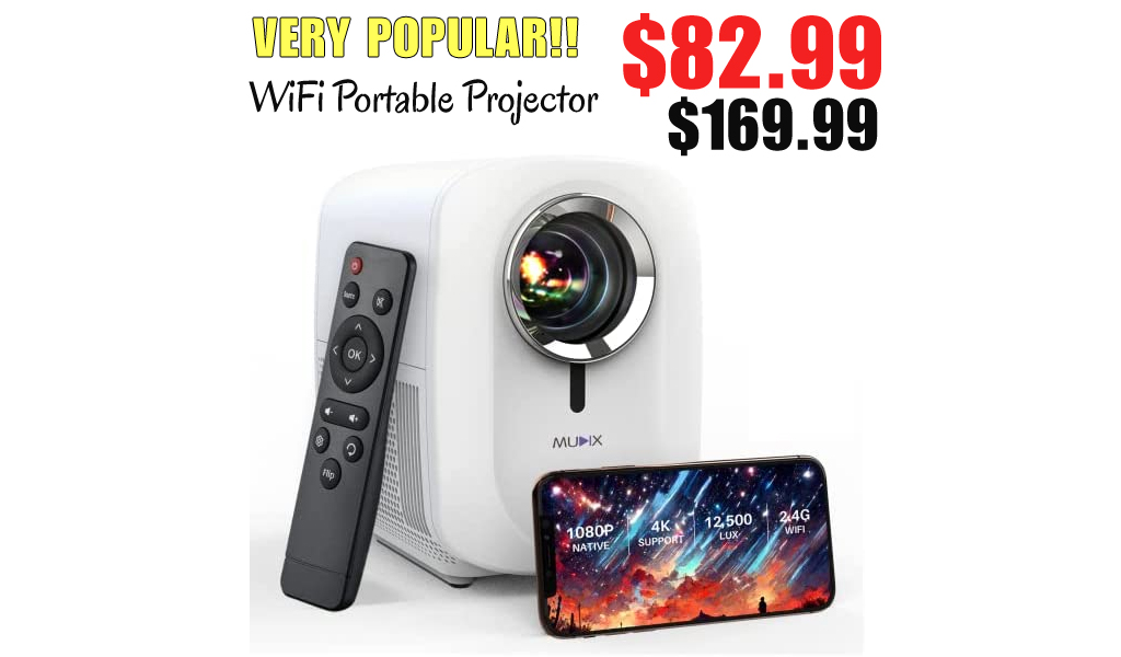 WiFi Portable Projector Only $82.99 Shipped on Amazon (Regularly $169.99)
