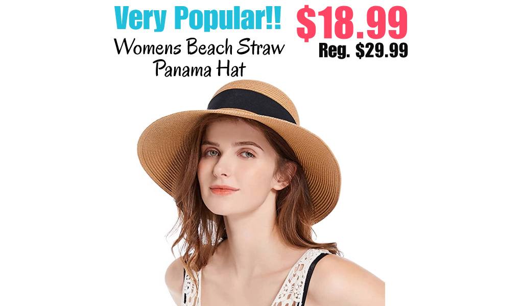 Womens Beach Straw Panama Hat Only $18.99 Shipped on Amazon (Regularly $29.99)