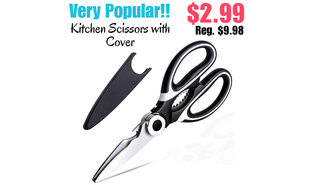 kitchen scissors with Cover Only $2.99 Shipped on Amazon (Regularly $9.98)