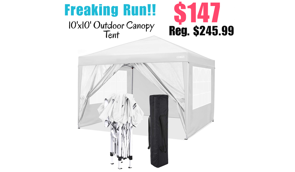 10'x10' Outdoor Canopy Tent Only $147 Shipped on Amazon (Regularly $245.99)