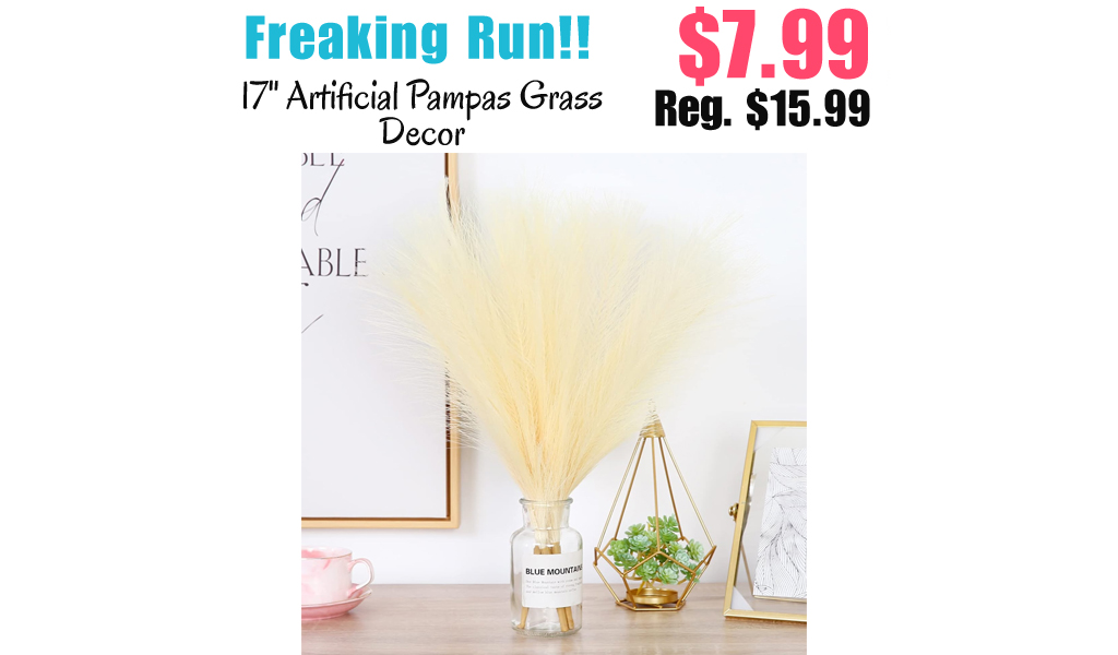 17" Artificial Pampas Grass Decor Only $7.99 Shipped on Amazon (Regularly $15.99)