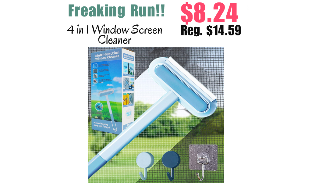 4 in 1 Window Screen Cleaner Only $8.24 Shipped on Amazon (Regularly $14.59)