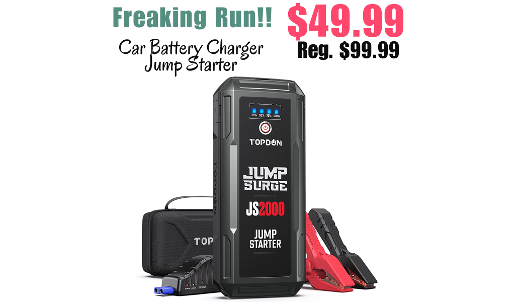 Car Battery Charger Jump Starter Only $49.99 Shipped on Amazon (Regularly $99.99)