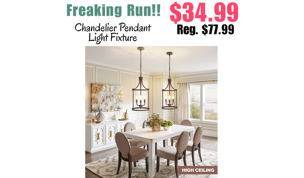 Chandelier Pendant Light Fixture Only $34.99 Shipped on Amazon (Regularly $77.99)