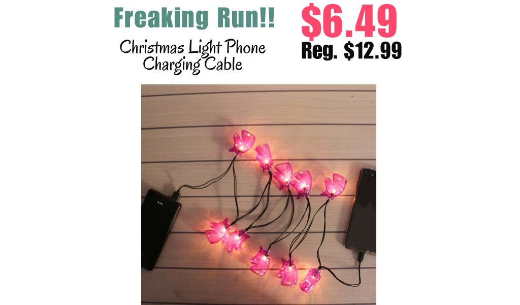Christmas Light Phone Charging Cable Only $6.49 Shipped on Amazon (Regularly $12.99)