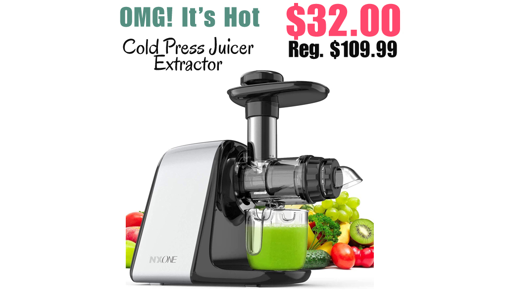 Cold Press Juicer Extractor Only $32.00 Shipped on Amazon (Regularly $109.99)