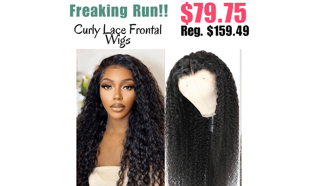 Curly Lace Frontal Wigs Only $79.75 (Regularly $159.49)