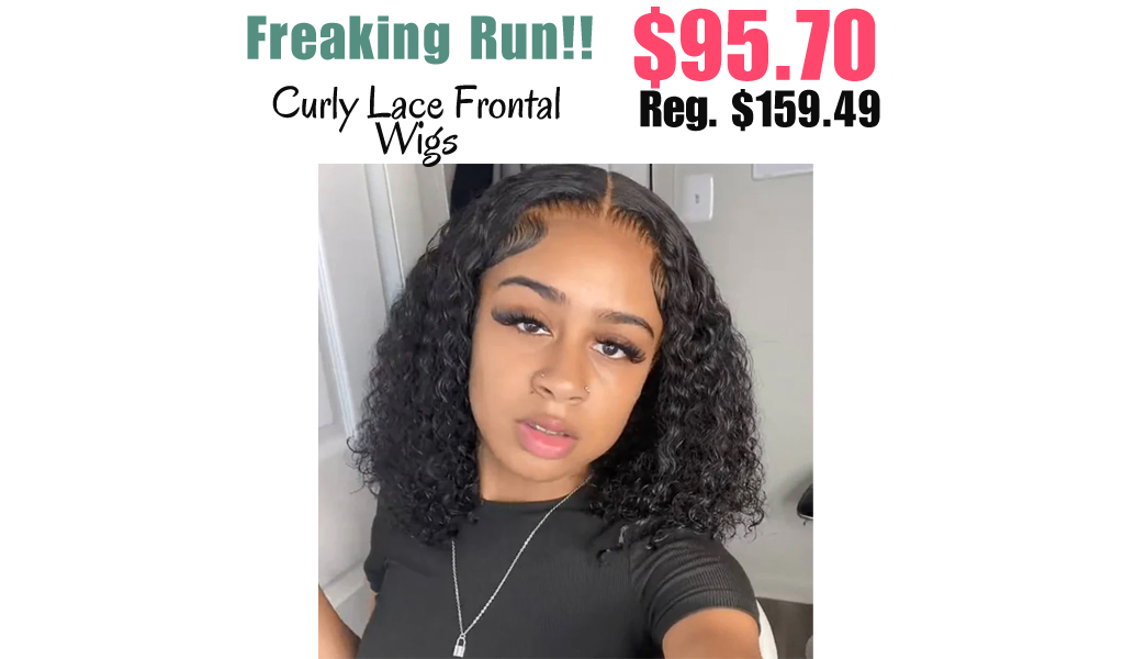 Curly Lace Frontal Wigs Only $95.70 (Regularly $159.49)