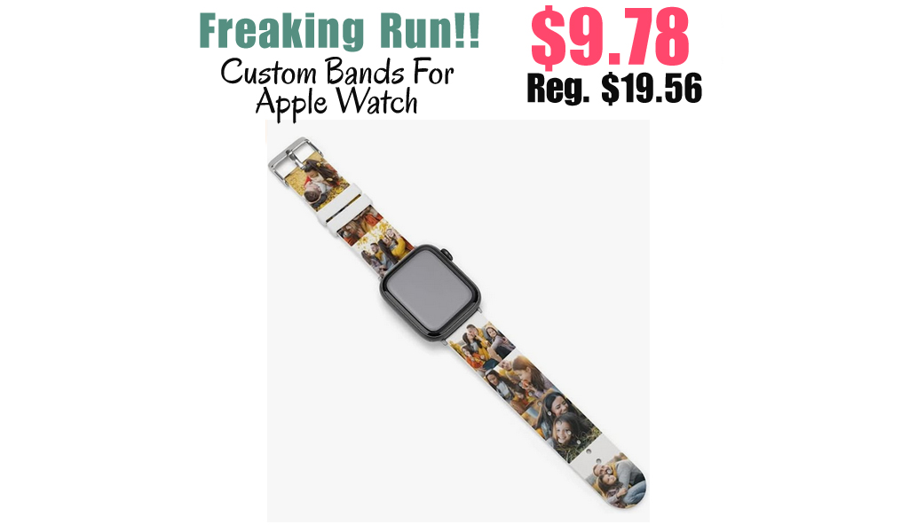 Custom Bands For Apple Watch Only $9.78 Shipped on Amazon (Regularly $19.56)