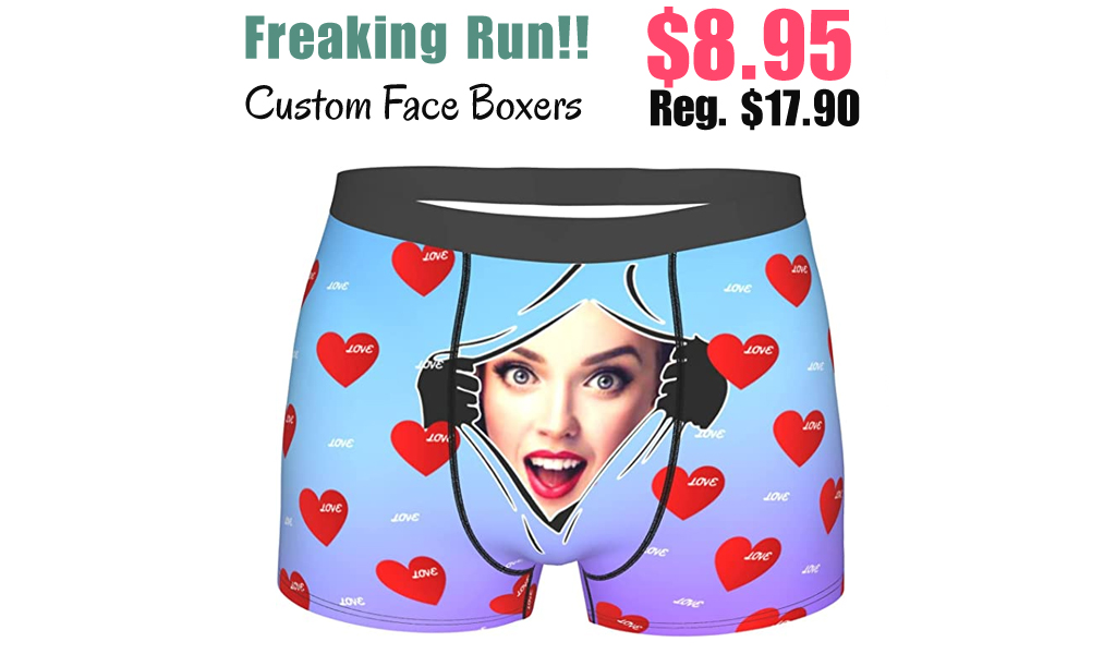 Custom Face Boxers Only $8.95 Shipped on Amazon (Regularly $17.90)